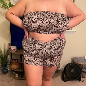 Leopard Print Short Set